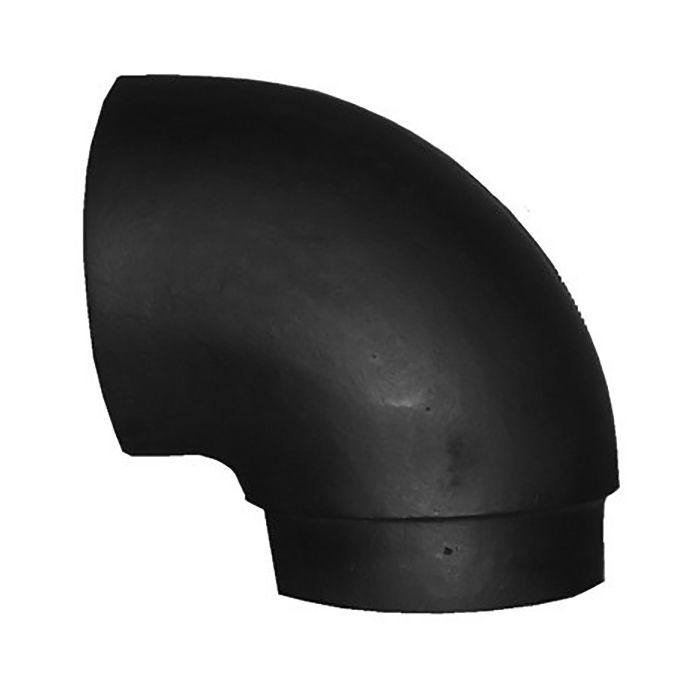 Vitra Flue 5 90 Degree Black Bend Pipe - Ray Grahams DIY Store