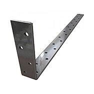 Galvanised Steel Bent Restraint Strap 1200mm Wall Plate Strap