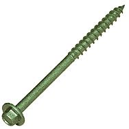 Timco In-Dex Hex Head Landscape Screws 6.7 x 150 Organic Green