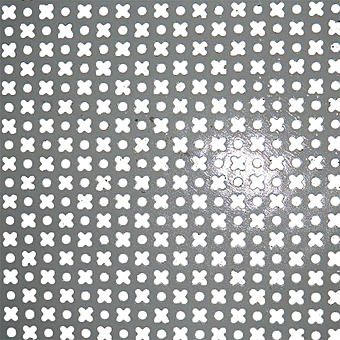 Steel Perforated 11mm Noughts & Crosses 1000 x 500mm Sheet No. 72