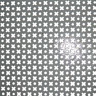 Steel Perforated 11mm Noughts & Crosses 500 x 500mm Sheet No. 70