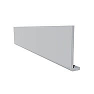 250mm White Fascia Capping Board 5 Metre Length