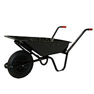 Heavy Duty Black Metal Wheelbarrow 85 Litre
