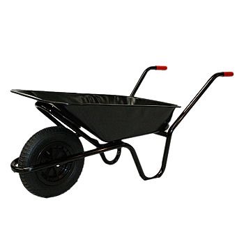 Heavy Duty Black Metal Wheelbarrow 85 Litre - Ray Grahams DIY Store