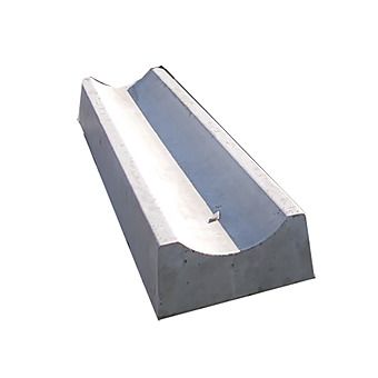 Concrete Dished Water Channel 36" x 6" x 3"