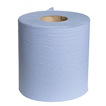 Blue Roll Paper Hand Towel Single