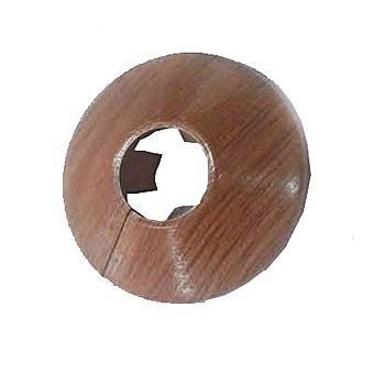 Plastic Dark Cherry Effect Radiator Collar Rosette for 15mm Pipe