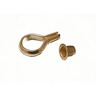 Brass Shelf Stud With Sleeve (8mm) - BSSWS