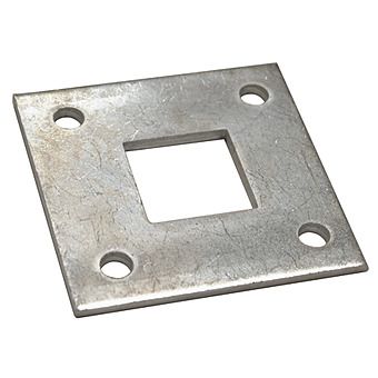 Square Metal Receiver Plate 50mm x 50mm