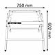 Bosch GTA6000 Bench Top Legstand Table Saw Stand
