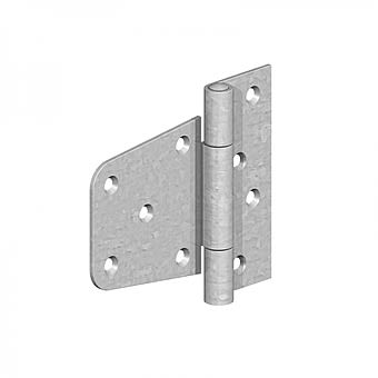 89mm Pair of Zinc Plated Heavy Duty Offset Hinges