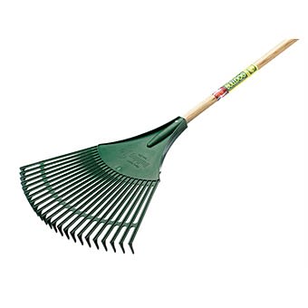 Plastic Fan Leaf Rake by Bulldog 1.63m