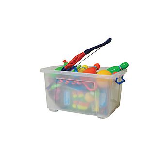 Plastic Storage Box 46 Litre Transparent