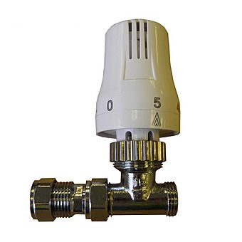 Inline Thermostatic Radiator Valve 15mm | Primaflow CRESTALUX TRV