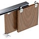 Coburn Sliding Wardrobe Door Track Runners Double 60 Hanger Pair 