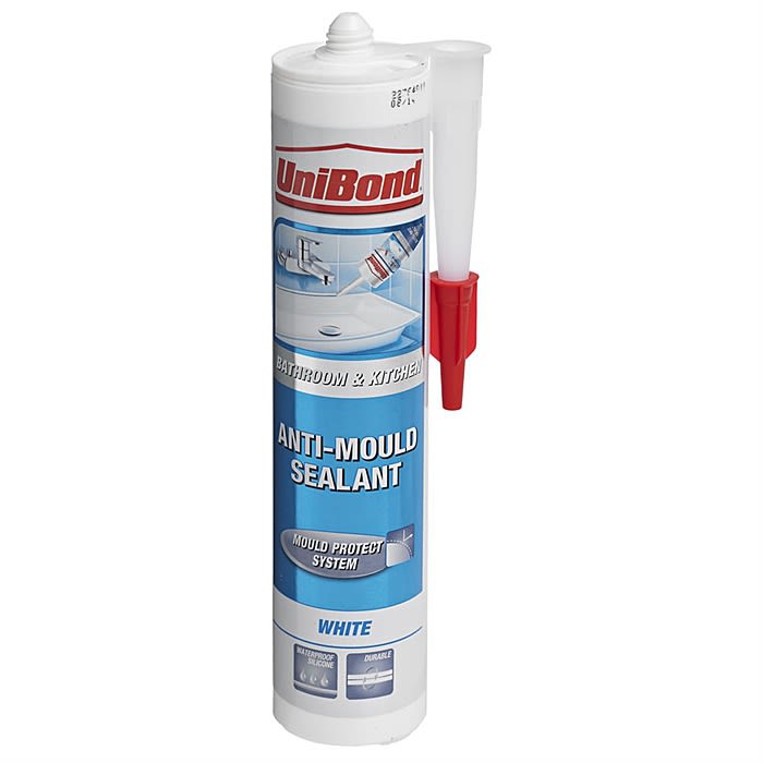 Unibond Bathroom Anti Mould Sealant Ice White 130g Ray Grahams DIY Store
