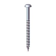 Timco PZ2 BZP Twin Thread Woodscrews 10 x 1"