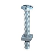 Timco Spouting Bolt M6 x 80mm Zinc Plated & Square Nut