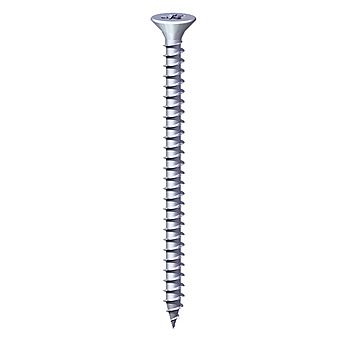 Timco Countersunk 6.0 x 100mm Wood Screws PZ3 BZP