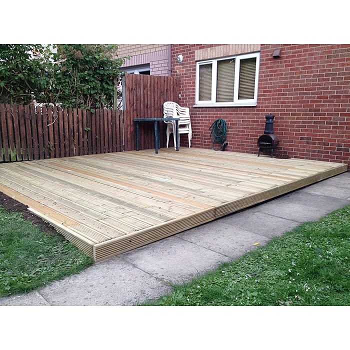 3.6m x 3.6m Complete Decking Kit & Fixings Ray Grahams DIY Store