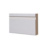 MDF Grooved Primed White Timber Moulding