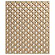 Unfinished MDF Radiator Screen / Panel Cross Pattern - SP61