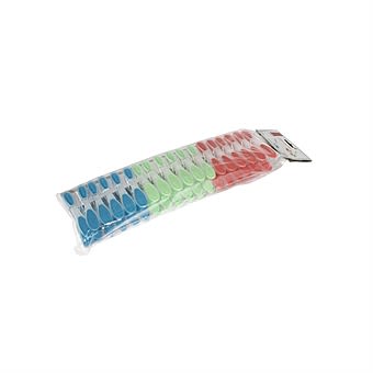 De Vielle DEV961438 Soft Grip Clothes Pegs Pack of 36