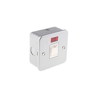 Sinops 20 Amp Metal Clad Single Switch with Neon