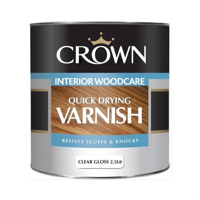 Crown 1 Litre Quick Drying Varnish Ray Grahams DIY Store