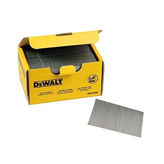 DeWalt DNBA1644GZ 16G 44m Galvanised Angled Nails 2500 Pack