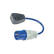 Fly Lead 341082 230V Converter 250mm for Generators etc.