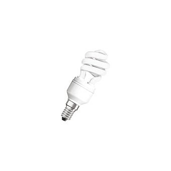 Osram 12W = 54W Warm White CFL Spiral Light Bulb 650lm E14