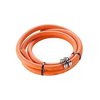 Calor TB1042 Propane Gas Hose 8mm x 3 Metres with Jubilee Clips 