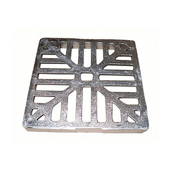 Square Alloy Gully Grid 225 x 225mm