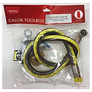 Calor TB1054 Cooker Hose Kit with 1/2" BSPM Hose & 15mm Ball Valve