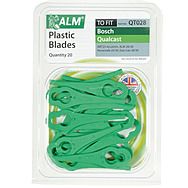 ALM QT028 Plastic Mower Blades 20 Pack