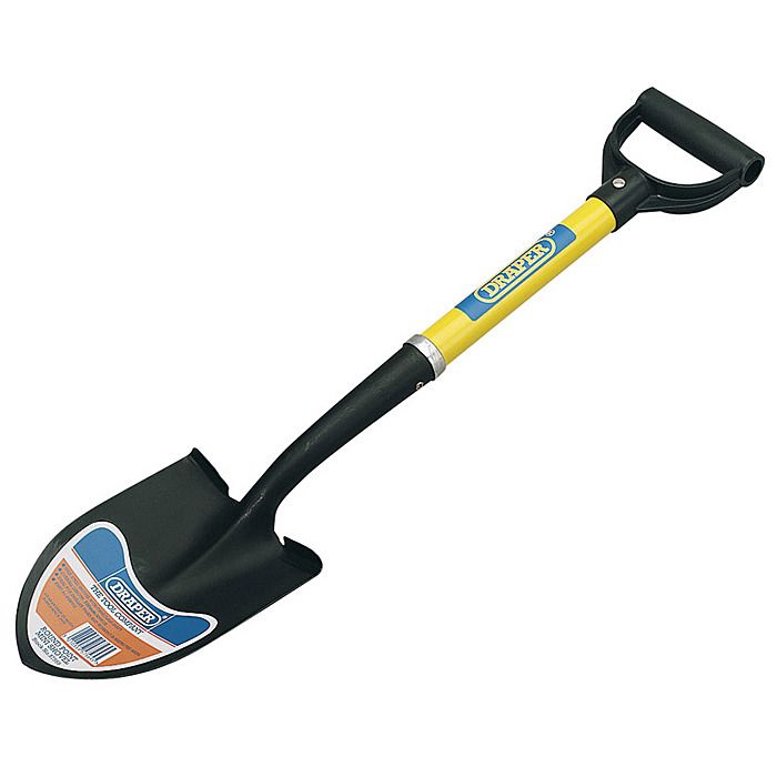 Draper 57569 Round Point Mini Shovel With Fibreglass Shaft Ray