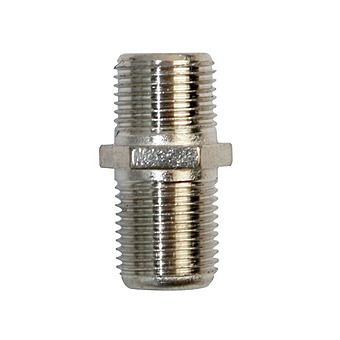 Jegs PPJ222 F Type Coax Double End Connector Pack of 2 