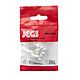 Jegs PPJ159 3.5mm Round Cable Clips Pack of 10