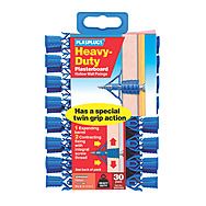 Plasplugs Heavy Duty Hollow Wall Fixing Blue 4.5mm 30 Pack