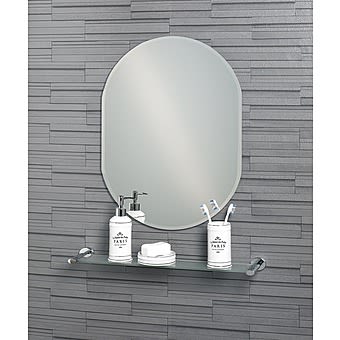 Picture of Showerdrape Lincoln Oval Mirror with Bevelled Edge