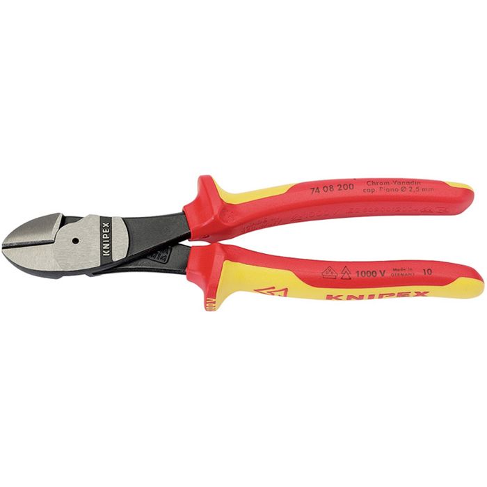 Knipex Fully Insulated High Leverage Diagonal Side Cutters Ray
