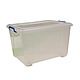 Plastic Storage Box with Wheels 90L