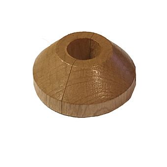 Solid Wood Oak Radiator Collar Rosette for 15mm Pipe