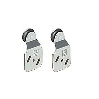 Coburn Sliding Wardrobe Door Track Runners Double 60 Hanger Pair (23-261)
