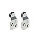 Coburn Sliding Wardrobe Door Track Runners Double 60 Hanger Pair (23-261)