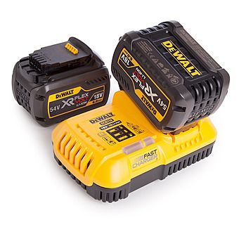 DeWalt DCB546 54V XR FlexVolt 6.0Ah Battery x 2 + Charger Kit