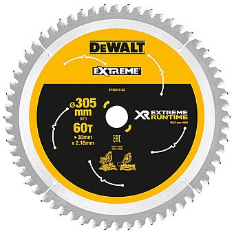 DeWalt DT99575 XR 305x30x60T Xtreme Runtime Mitre Saw Blade