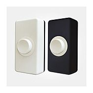 Push Button Bell Interchangeable Black or White