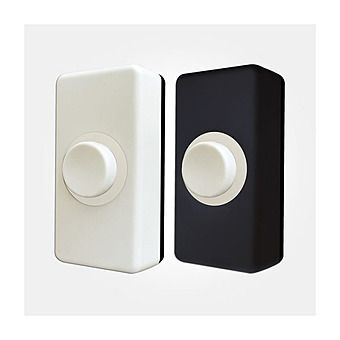 Push Button Bell Interchangeable Black or White